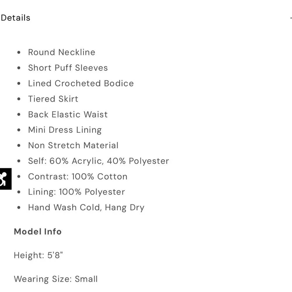 BNWT ‘Joyce Crochet Bodice Dress’ - Picture 7 of 7